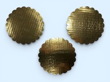 Scalloped 6" Gold Cake Circle 100/Case 6GCC