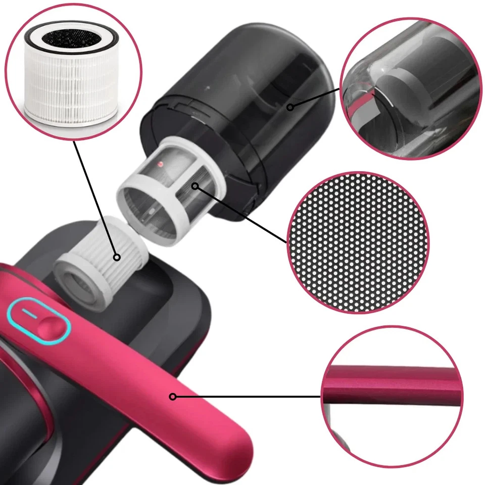 NEW Powerful Sofa Chair, Mattress Pillow, Upholstery Vacuum Cleaner Dust Mites! - Image 4 of 4