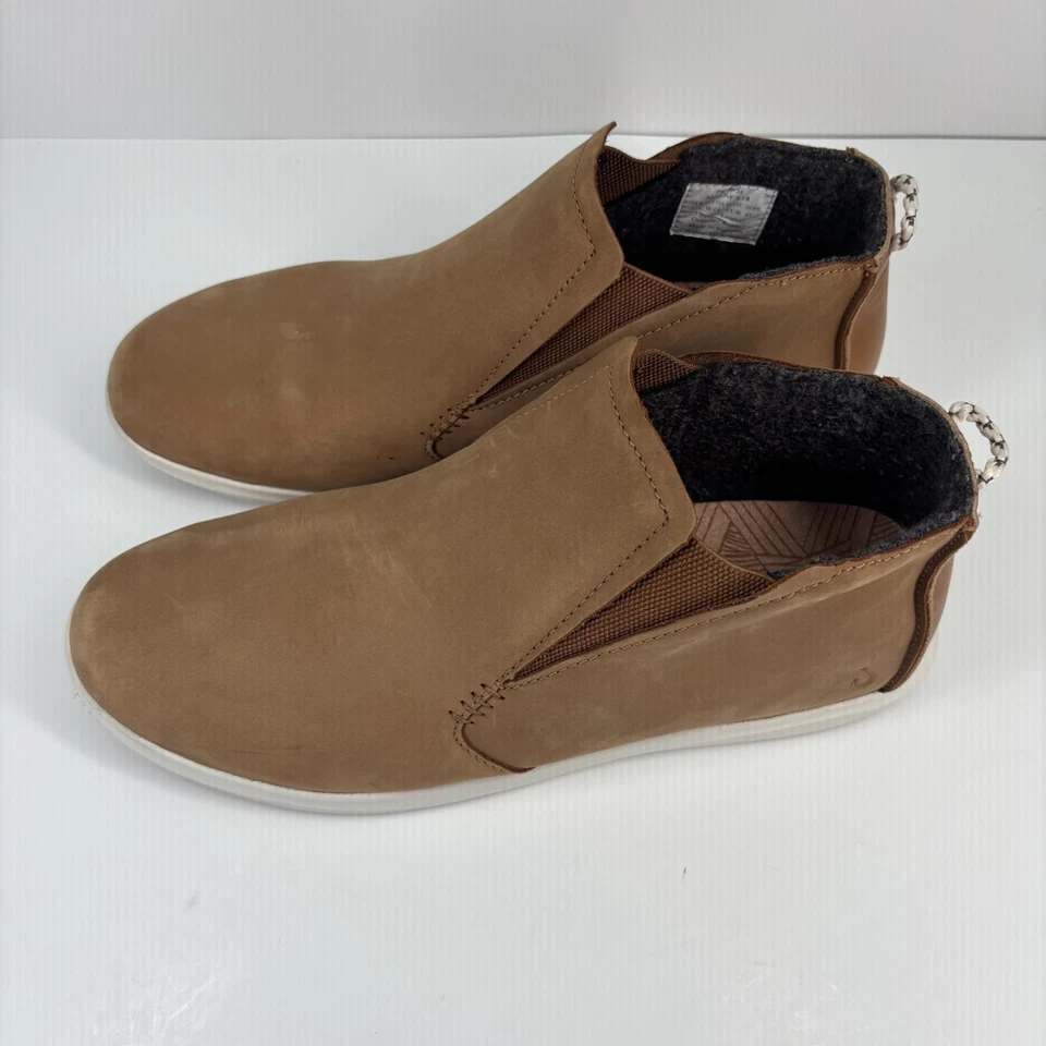 OluKai Hawai‘iloa Manu Hope Women’s US 11 Brown Nubuck Waterproof Sneaker Boots - Image 4 of 4