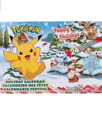 Pokemon Happy Holidays Advent Calendar Jazwares New Christmas Countdown New