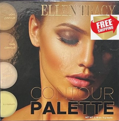 Ellen Tracy Contour Palette Highlight, illuminate, Dark & light  contour NEW