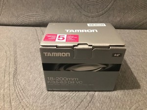 Camera Lens: Tamron 18-200mm F/3.5-6.3 Di ii VC