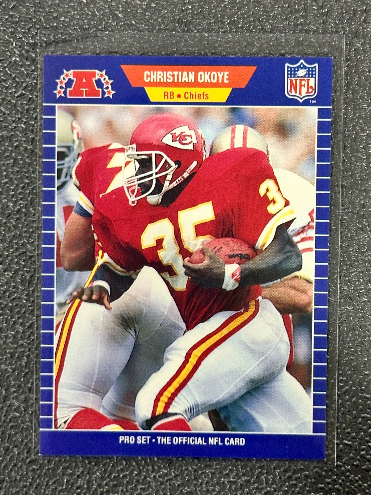 1989 Pro Set - Christian Okoye #176