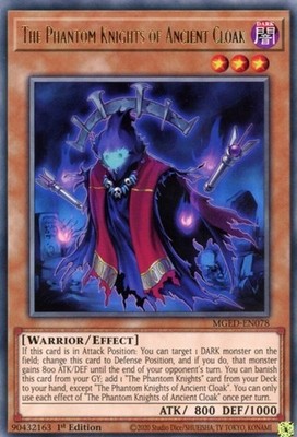 The Phantom Knights of Ancient Cloak - MGED-EN078 - Rare - 1st Edition - Lightly