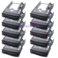 Lot Supermicro Gen 5.5 Tool-Less 3.5" to 2.5" Adapter Disk Tray MCP-220-00118-0B