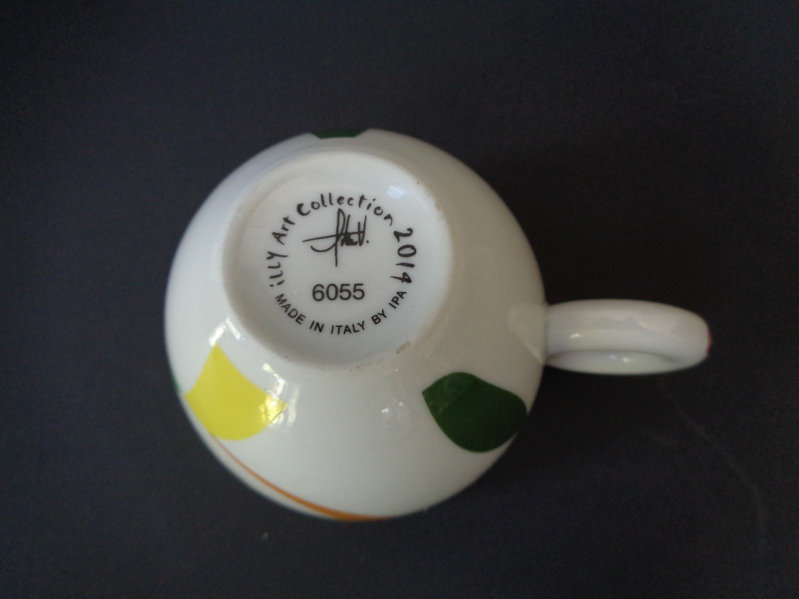 ILLY ART COLLECTION 2014 #6055 6 fl oz Espresso Cup EXPO MILANO 2015 ITALY IPA