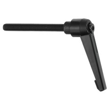 Klemmhebelgriffe, M8 x 70 mm Außengewinde, Knopfgriff, schwarz für Drehmaschinen