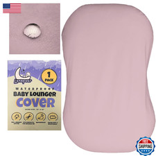100 Waterproof Baby Lounger Cover - Organic Cotton Slipcover for Snuggle Me