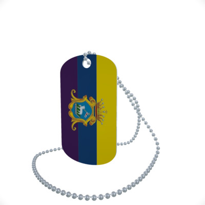 Dog Tag Flagge Fahne Avellino Erkennungsmarke Alu 30 x 50 mm