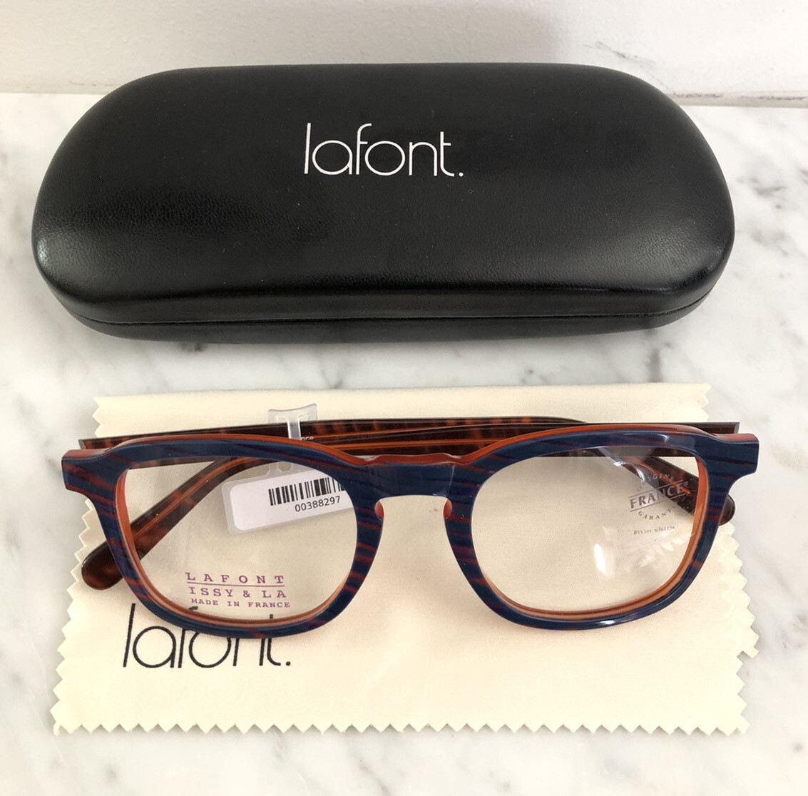 Monture de vue Lafont 3154 homme acétate haut de gamme Made in France