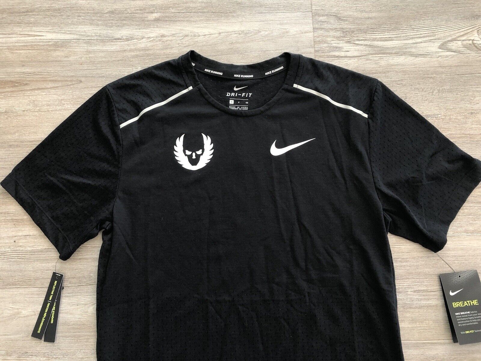 Nike Oregon Project Breathe Running Shirt ORPJT Skull Shirt Size Small - Black eBay