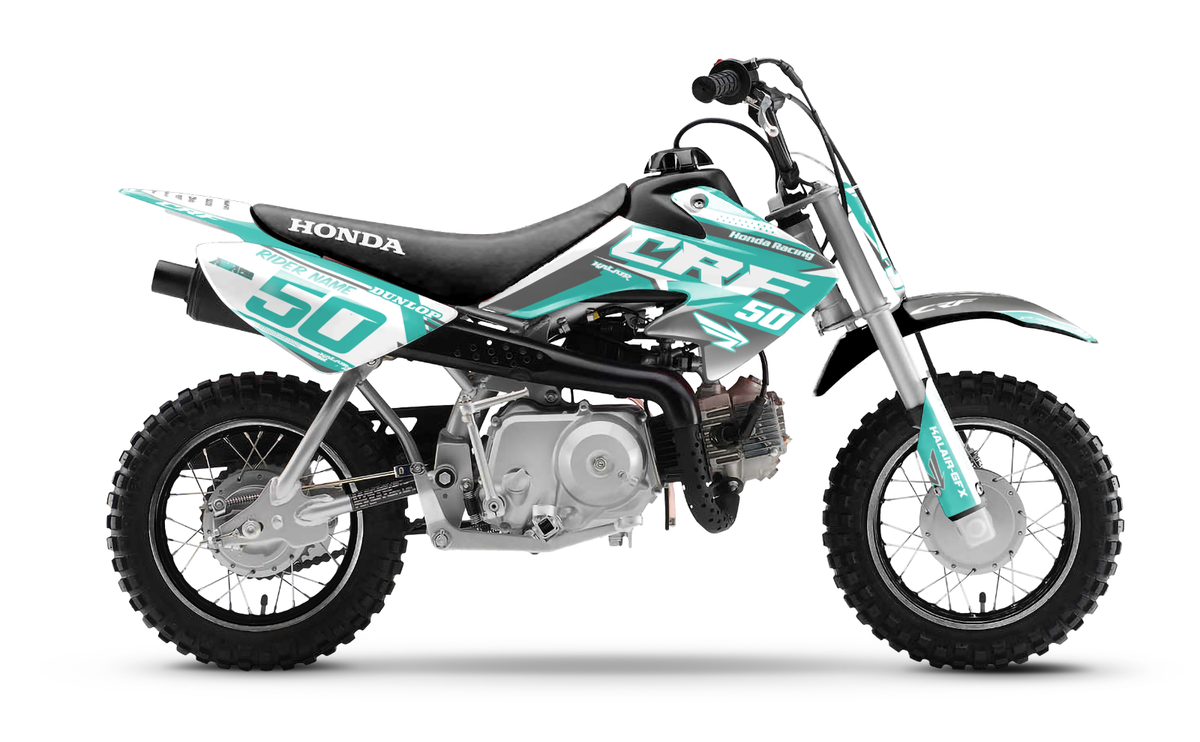 CRF50 Bomber Black/Gray Camo Shroud Graphics FREE SHIPPING - Foto 3