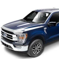 Chrome Aeroskin Hood Protector Bug Shield Deflector for 21-2024 Ford F150 Truck