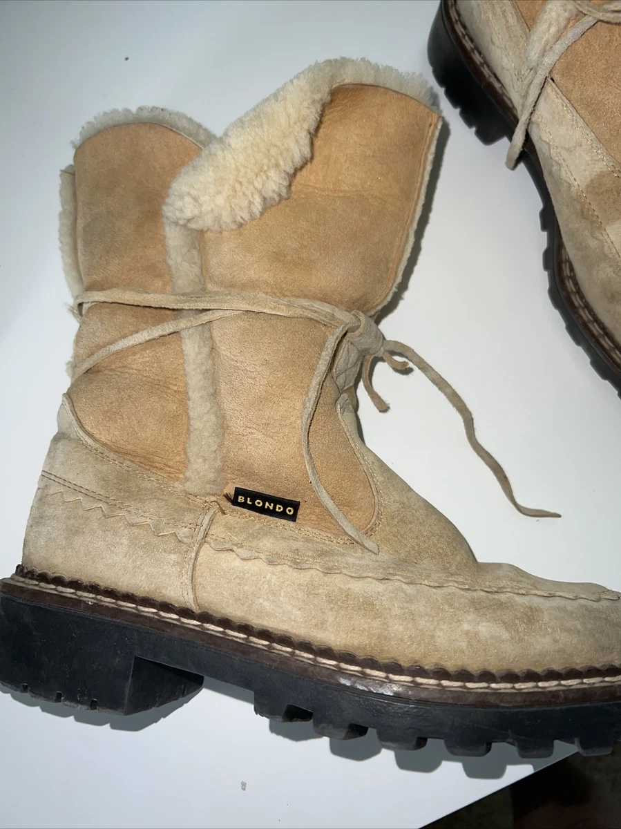 Blondo clearance shearling boots