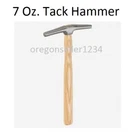 NEW 7 OZ TACK HAMMER MAGNETIZED POLISHED STEEL HEAD HICKORY HANDLE UPHOLSTERY