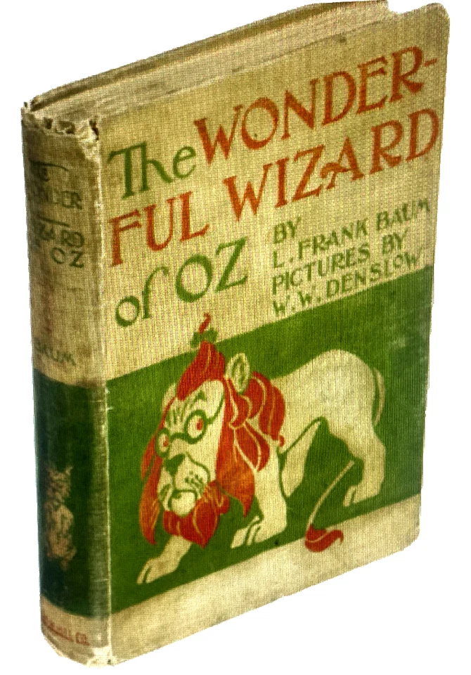 L Frank BAUM, W.W Denslow The Wonderful Wizard of Oz 1st Edition 1900 ENTIRE SET - Image 4 of 4