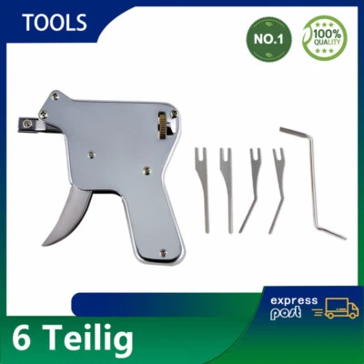 CNCMANS Juego de 6 llaves de sujeción abridor de cerradura de aleación ajustable herramienta