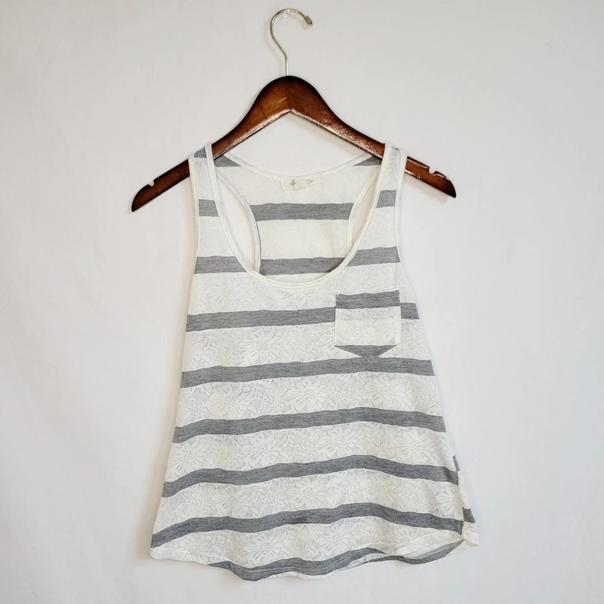 White lace tank top top forever 21