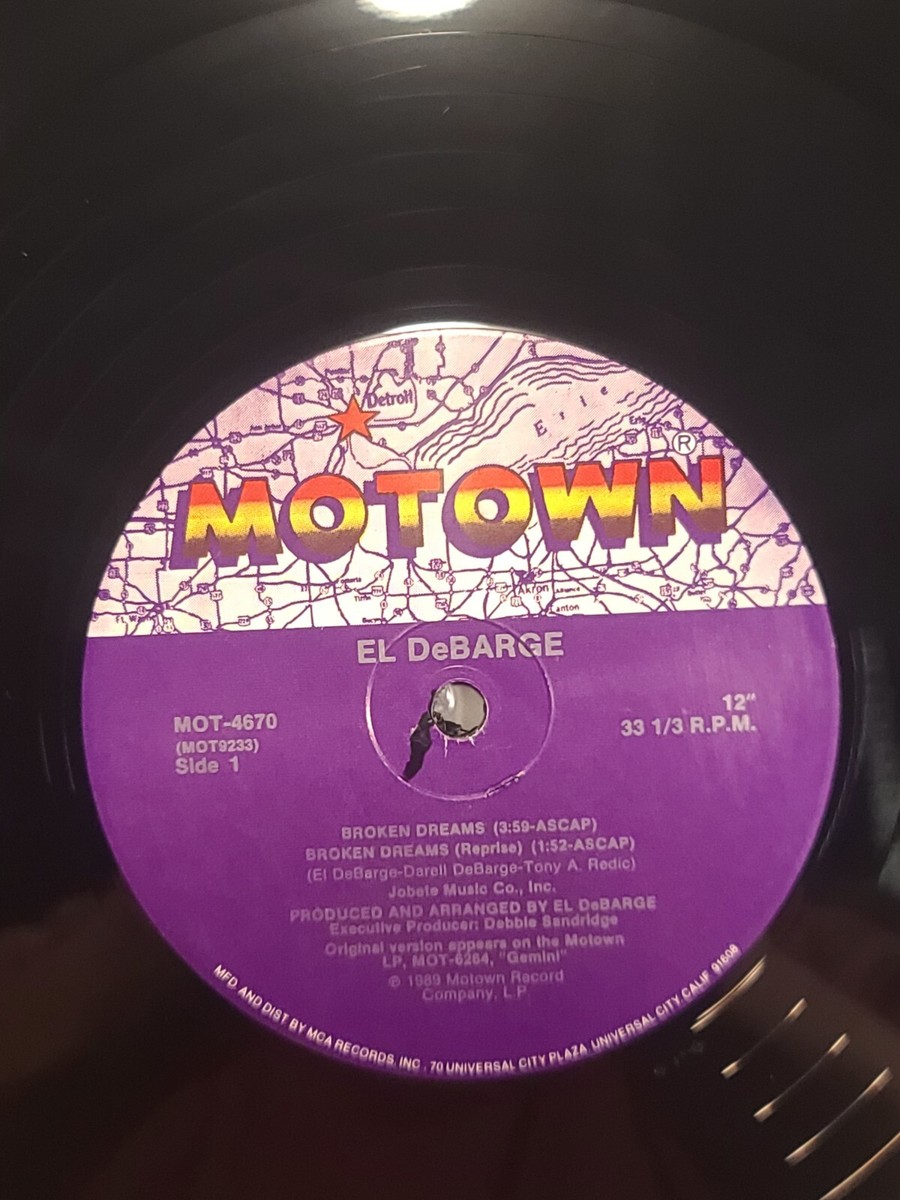El Debarge Broken Dreams PROMO SINGLE Vinyl Record Album | eBay