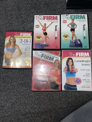 The Firm Fitness Lot 8 DVD's 3in1 Workout, Cardio weight,Fast