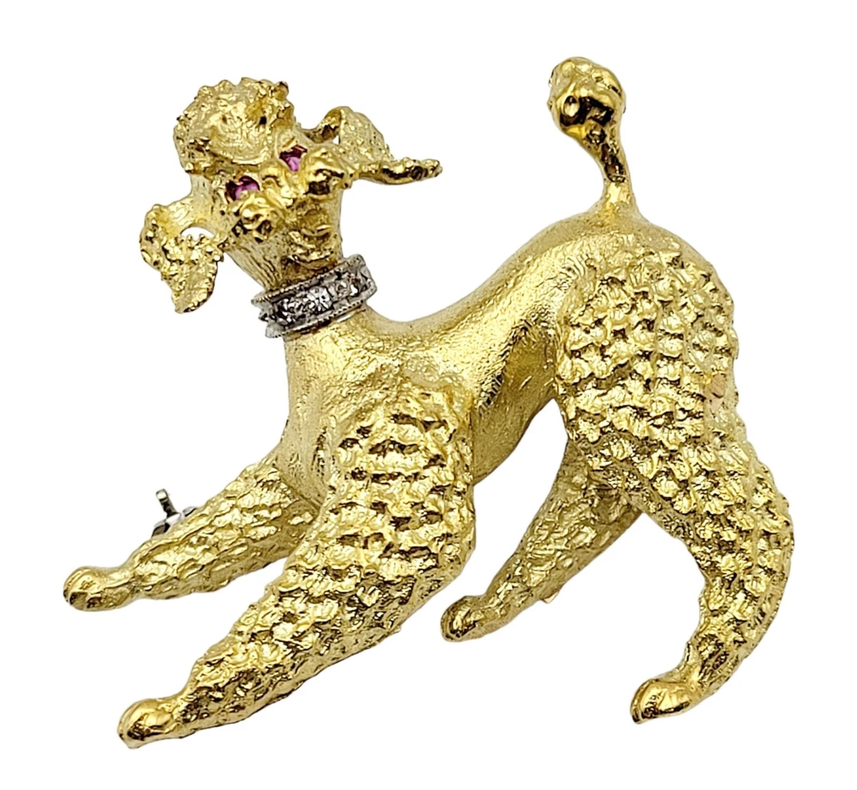 Poodle brooch deals