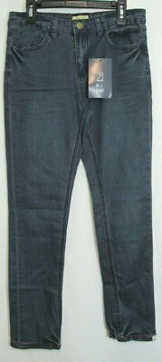 Me & Henry Blue Adjustable Elastic Button Waist Boys Jeans Size 12 NWT