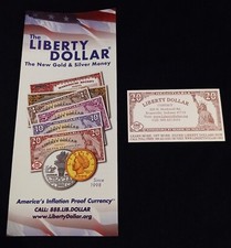 Norfed Liberty Dollar Brochure & Business Car...