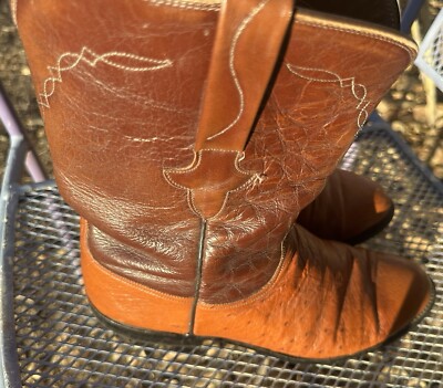 Lucchese Classics Handmade Men Size 8EE Brown Leather Pull On Western Boot Lucchese Brown EE Boots for Men for Sale | Shop New & Used  main image 4
