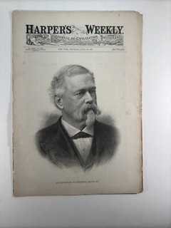 Harper’s Weekly Sat. April 28 1888 Gen. Grant By Zogbaum “Rent Day” St. Clair