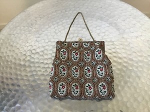 floral evening bag