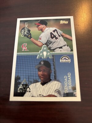 1996 Topps #103 Trent Hubbard, Chris Pritchett RC Rookie Angels