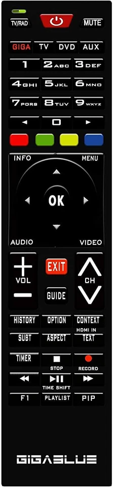 Telecomando per GigaBlue Quad Plus,Ultraue,X1/2/3,Se,Ue,Ipbox ,Se / Ue Plus - Immagine 2 di 2