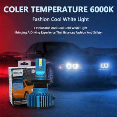Philips H7 LED Ultinon Pro3011 Car Headlight Kit 6000K Bright