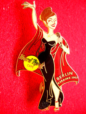 HRC Hard Rock Cafe Berlin Karaoke Girl 2002 LE500 new