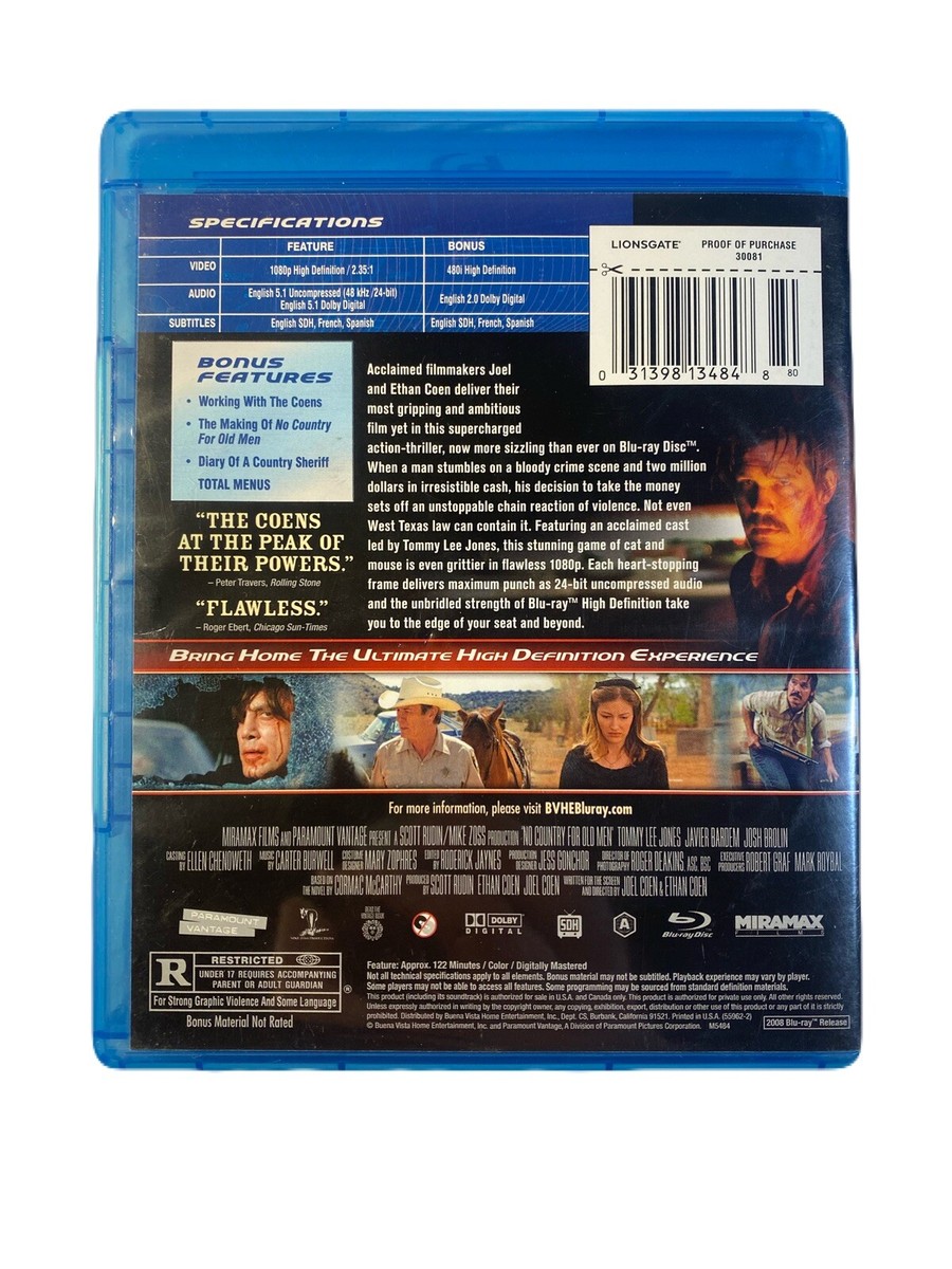 No Country for Old Men - DVD - 2008-Good R Rated Version | eBay