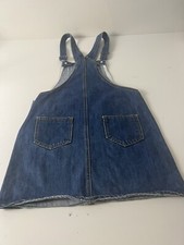 Girls Size 10 Denim Pinafore