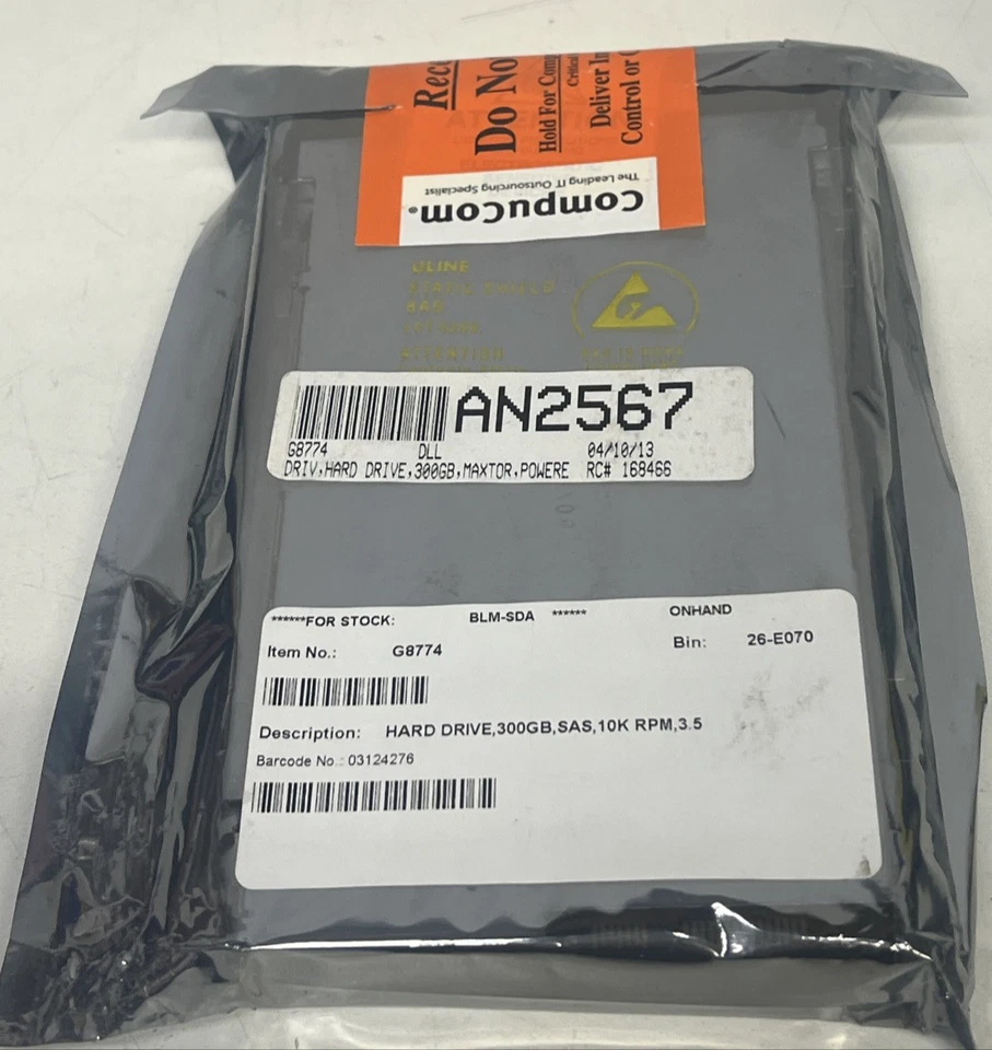 Maxtor 8J300S0088856 Atlas 10K V 300GB 10000RPM 16MB 3.5" Internal Hard Driv NEW - Image 4 of 4