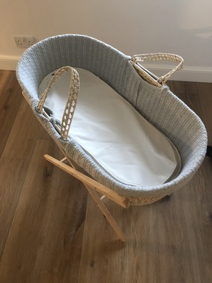 the little green sheep moses basket stand