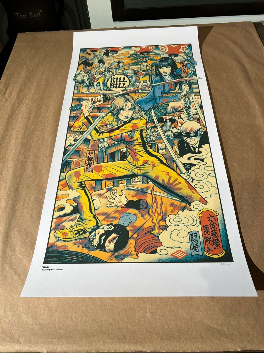 Rockin Jelly Bean Kill Bill Mondo Print 2014 Limited Edition #d of