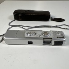 Vintage Minox Wetzlar Minature Spy Camera 15MM 3.5 LENS W/ LEATHER CASE Germany