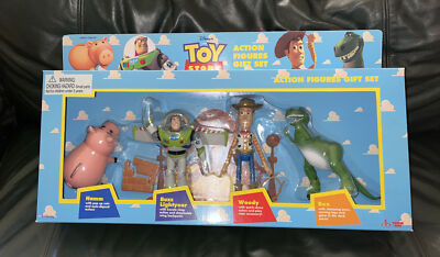 NEW 1995 Disney Original Toy Story Action Figure Gift Set-Hamm