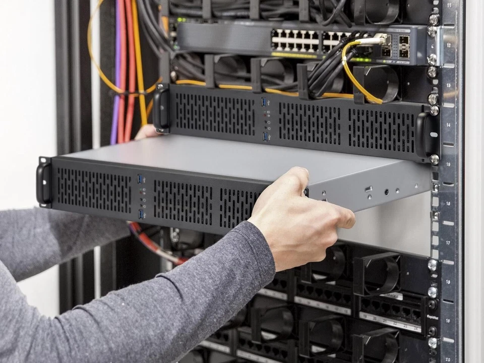 Rosewill RSV-Z2600U 2U Server Chassis Rackmount Case 4 3.5" HDD Bays - Image 2 of 4