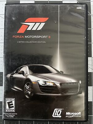 Forza Motorsport 3 - Limited Collectors Edition (Xbox 360, 2009) Tested