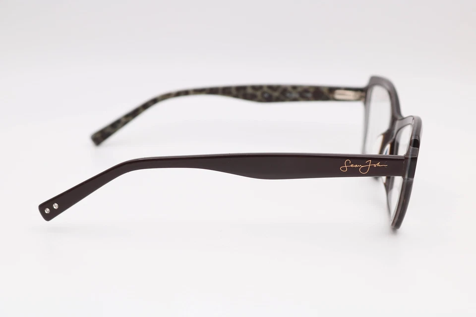 Sean John Sjlo6022 210 Brown Cat Eye Eyeglasses Frames 54-18-140 - Image 3 of 4