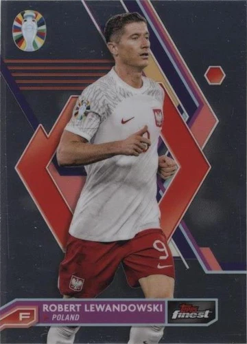 2023 Topps Finest Road to UEFA Euro 2024 Robert Lewandowski #59