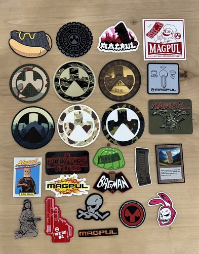 25 Original Magpul Industries Aufkleber Decal Shot Show Gun Tactical Griffe Aktien