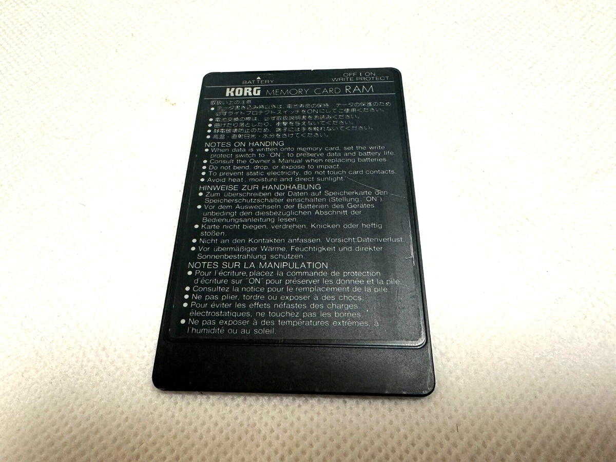 その他 KORG MCR-03 Korg Mcr-03 Memory Card 256kbits 256 Kbits RAM for sale