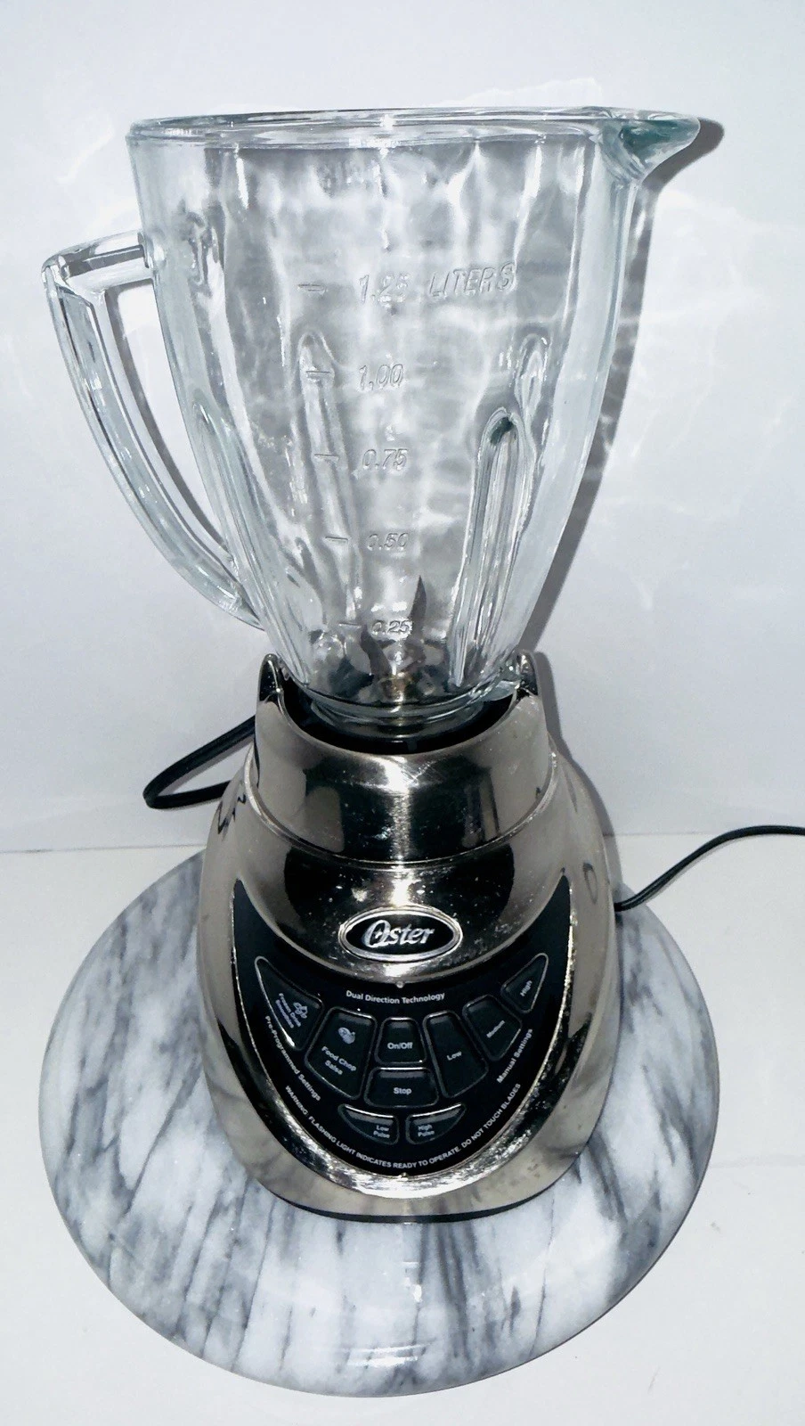 Oster Blender Pro 500 BLSTTA J251T1 Chrome USED-GOOD Base And pitcher Tested
Opens in a new window o
