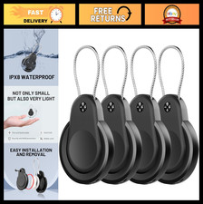 Waterproof AirTag Holder 4 Pack - Durable Keychain Cases for Keys, Luggage, Pets