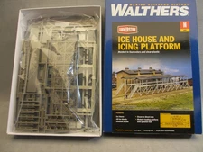 N Scale Walthers Cornerstone 933-3245 Ice House & Icing Platform Building Kit